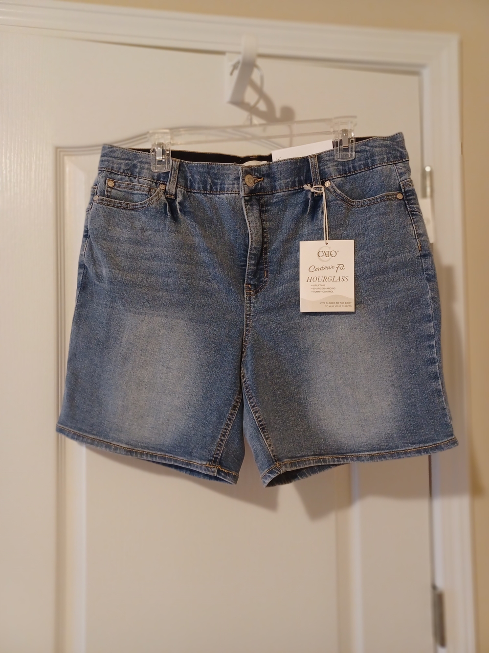 Cato Medium Wash Denim Shorts - Blue